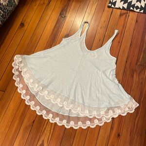 PPLA size Medium seafoam green layering tank